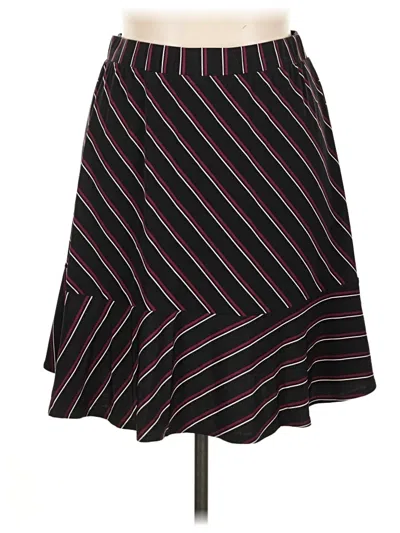 Pre-owned Lane Bryant Casual Skirt In Black