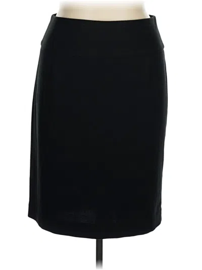 Pre-owned Lane Bryant Casual Skirt In Black