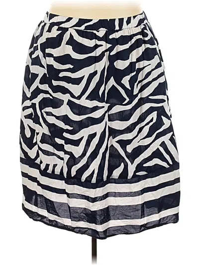 Pre-owned Lane Bryant Casual Skirt In Blue