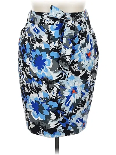 Pre-owned Lane Bryant Casual Skirt In Blue