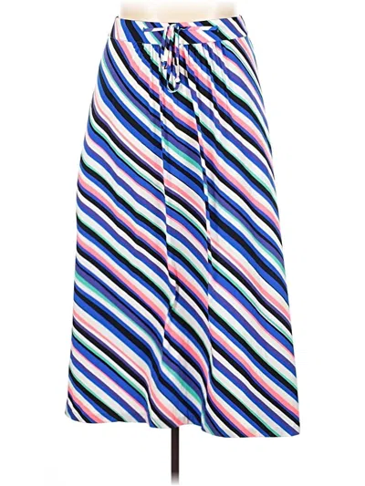 Pre-owned Lane Bryant Casual Skirt In Blue