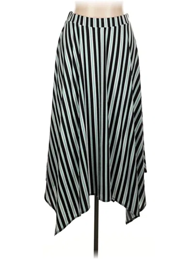 Pre-owned Lane Bryant Casual Skirt In Blue