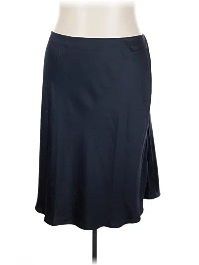 Pre-owned Lane Bryant Casual Skirt In Blue