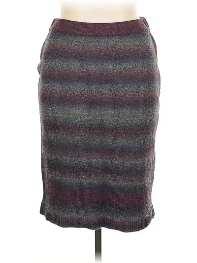 Pre-owned Lane Bryant Casual Skirt In Gray