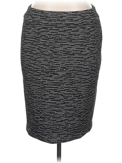 Pre-owned Lane Bryant Casual Skirt In Gray