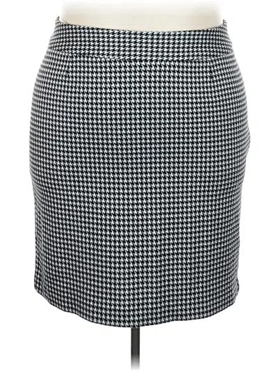 Pre-owned Lane Bryant Casual Skirt In Gray