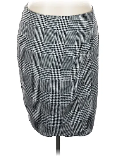 Pre-owned Lane Bryant Casual Skirt In Gray