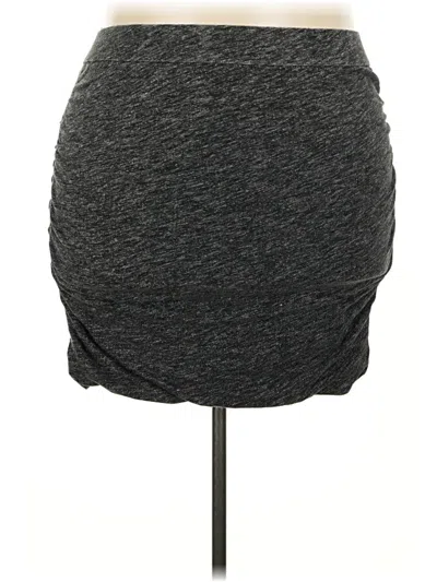 Pre-owned Lane Bryant Casual Skirt In Gray