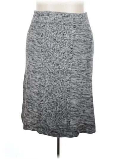 Pre-owned Lane Bryant Casual Skirt In Gray