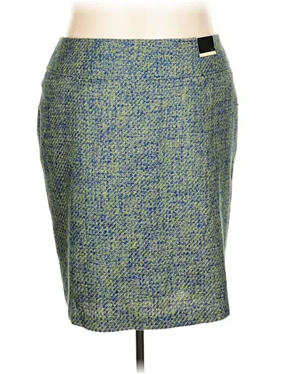 Lane Bryant Casual Skirt In Green