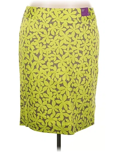 Lane Bryant Casual Skirt In Green