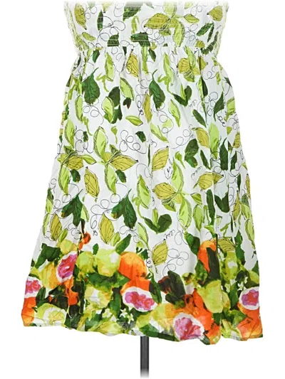 Pre-owned Lane Bryant Casual Skirt In Green