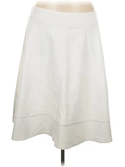Pre-owned Lane Bryant Casual Skirt In Ivory