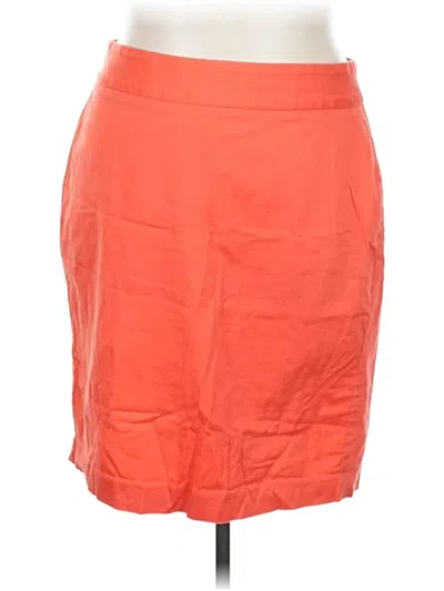 Pre-owned Lane Bryant Casual Skirt In Orange
