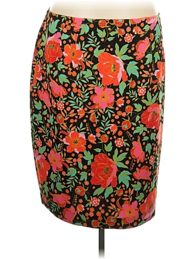 Pre-owned Lane Bryant Casual Skirt In Orange