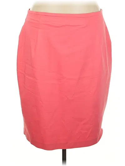 Pre-owned Lane Bryant Casual Skirt In Pink