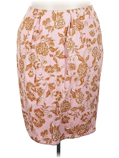 Pre-owned Lane Bryant Casual Skirt In Pink