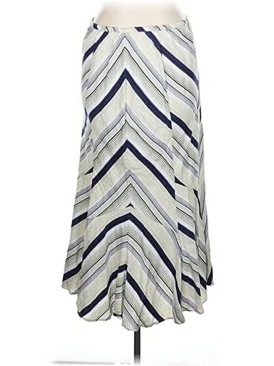 Pre-owned Lane Bryant Casual Skirt In Silver