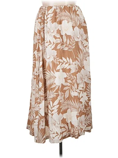 Pre-owned Lane Bryant Casual Skirt In Tan