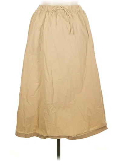 Pre-owned Lane Bryant Casual Skirt In Tan