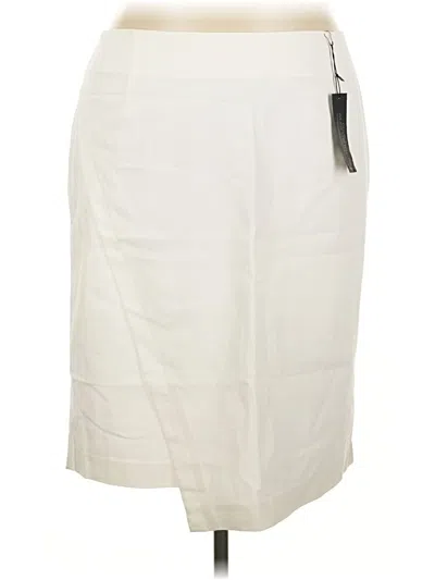 Pre-owned Lane Bryant Casual Skirt In White
