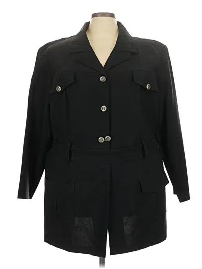 Pre-owned Lane Bryant Coat In Black