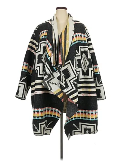 Pre-owned Lane Bryant Coat In Black