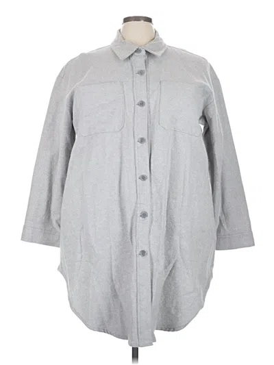 Pre-owned Lane Bryant Coat In Gray