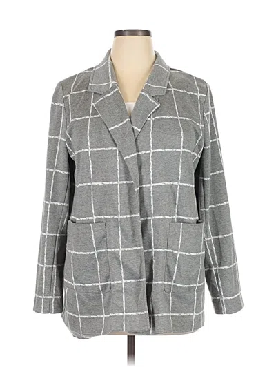 Pre-owned Lane Bryant Coat In Gray