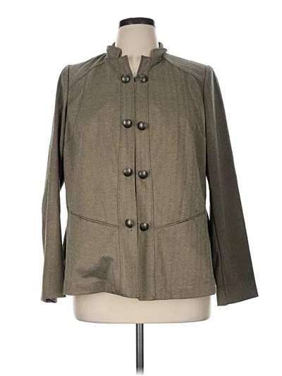 Pre-owned Lane Bryant Coat In Gray