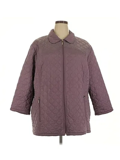 Pre-owned Lane Bryant Coat In Purple