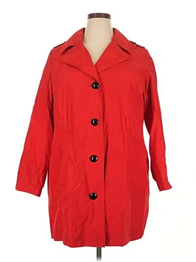 Pre-owned Lane Bryant Coat In Red