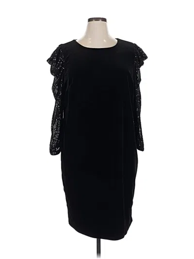Pre-owned Lane Bryant Cocktail Dress In Black