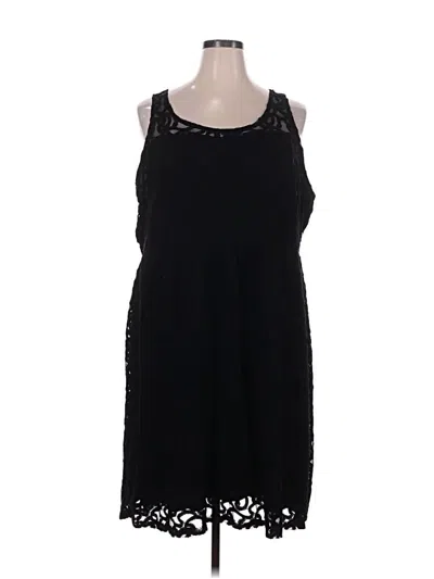 Pre-owned Lane Bryant Cocktail Dress In Black