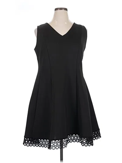 Pre-owned Lane Bryant Cocktail Dress In Black