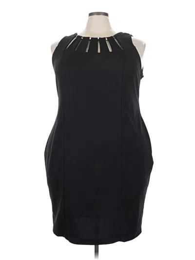 Pre-owned Lane Bryant Cocktail Dress In Black