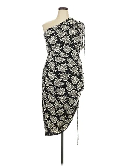 Pre-owned Lane Bryant Cocktail Dress In Black