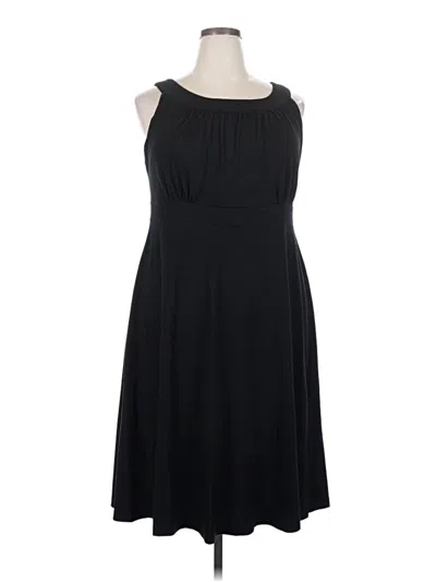 Pre-owned Lane Bryant Cocktail Dress In Black