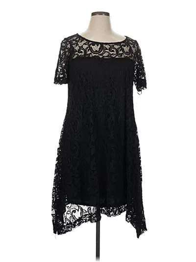 Pre-owned Lane Bryant Cocktail Dress In Black