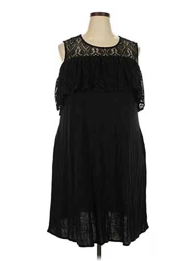 Pre-owned Lane Bryant Cocktail Dress In Black