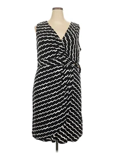 Pre-owned Lane Bryant Cocktail Dress In Black