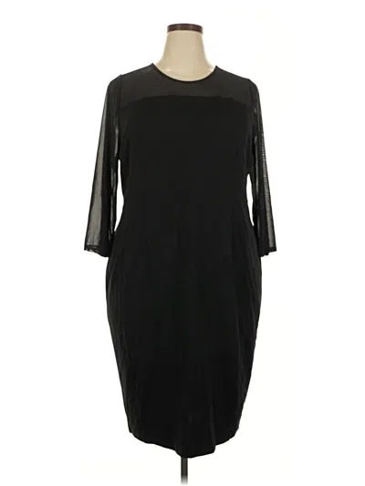 Pre-owned Lane Bryant Cocktail Dress In Black
