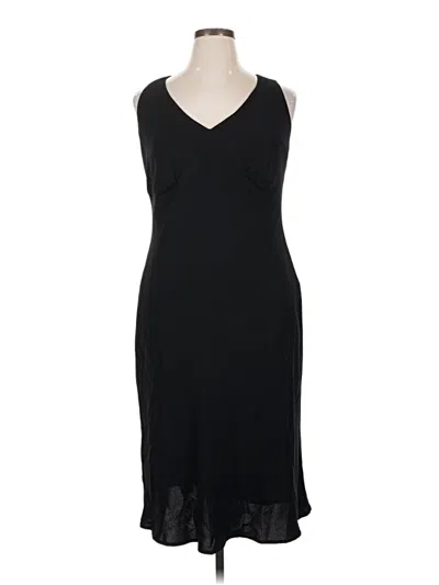 Pre-owned Lane Bryant Cocktail Dress In Black