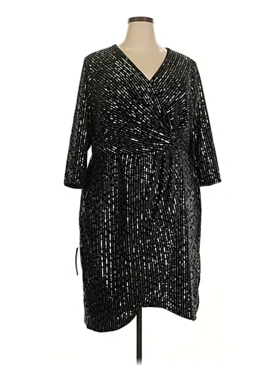 Pre-owned Lane Bryant Cocktail Dress In Black