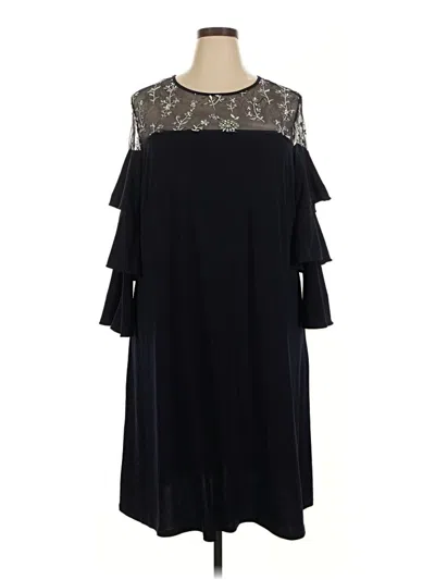 Pre-owned Lane Bryant Cocktail Dress In Black
