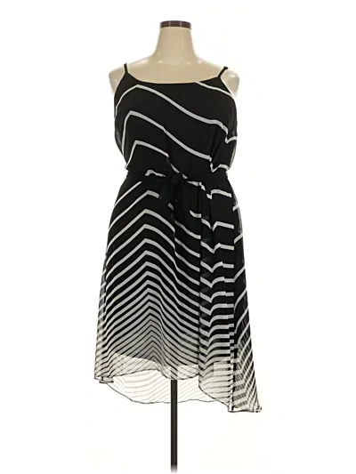 Pre-owned Lane Bryant Cocktail Dress In Black