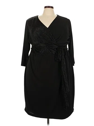 Pre-owned Lane Bryant Cocktail Dress In Black