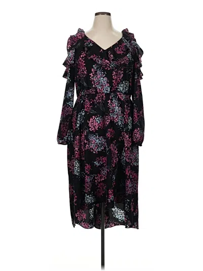 Pre-owned Lane Bryant Cocktail Dress In Black