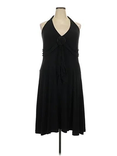 Pre-owned Lane Bryant Cocktail Dress In Black