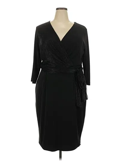 Pre-owned Lane Bryant Cocktail Dress In Black